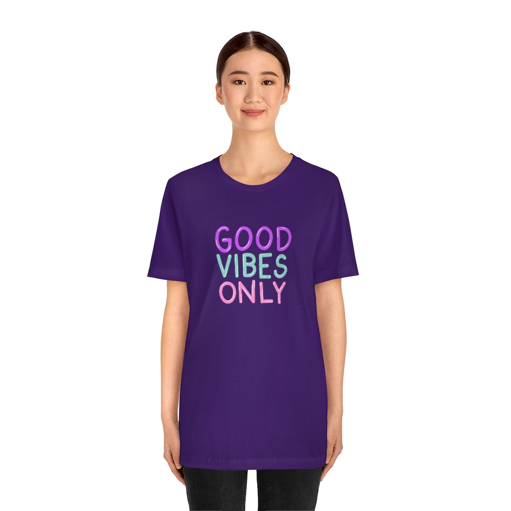 Good Vibes Only Tee | Neon Sign T-shirt
