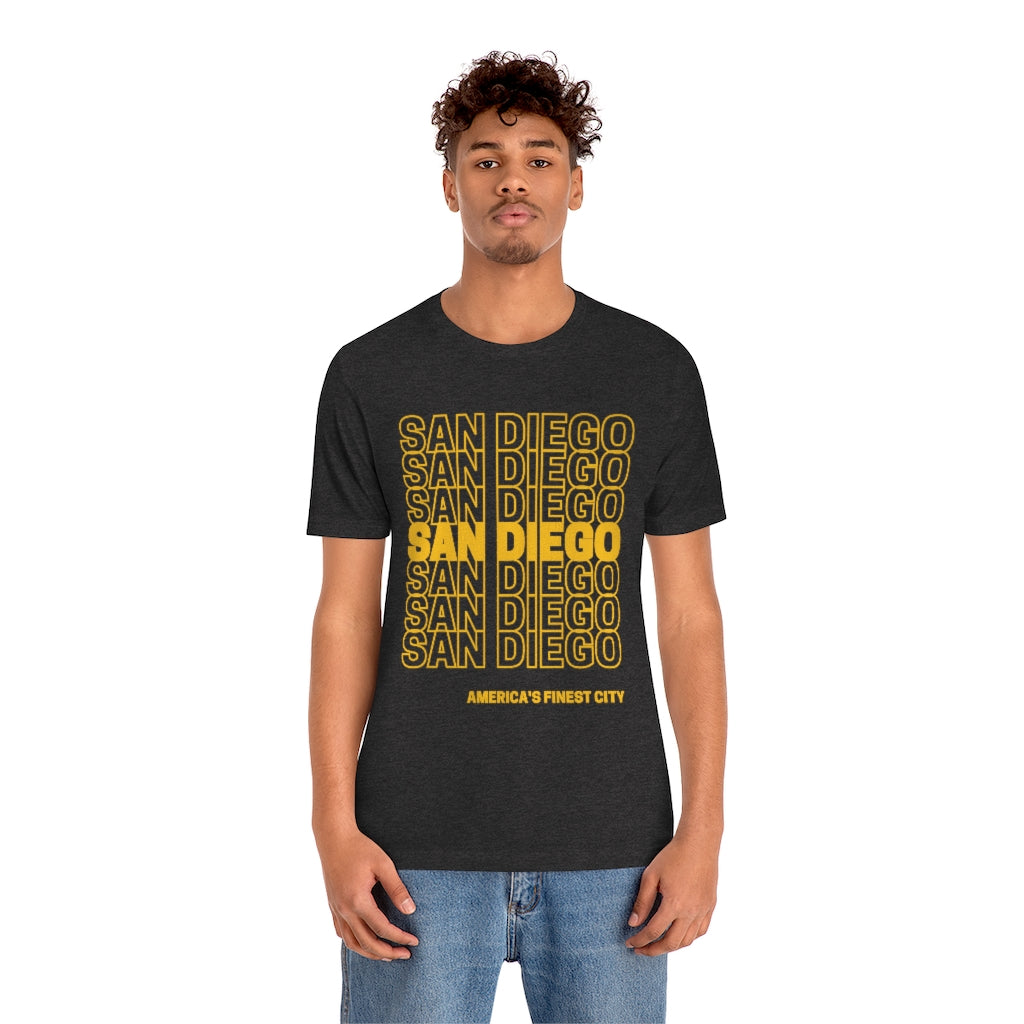San Diego Brown and Gold T-shirt