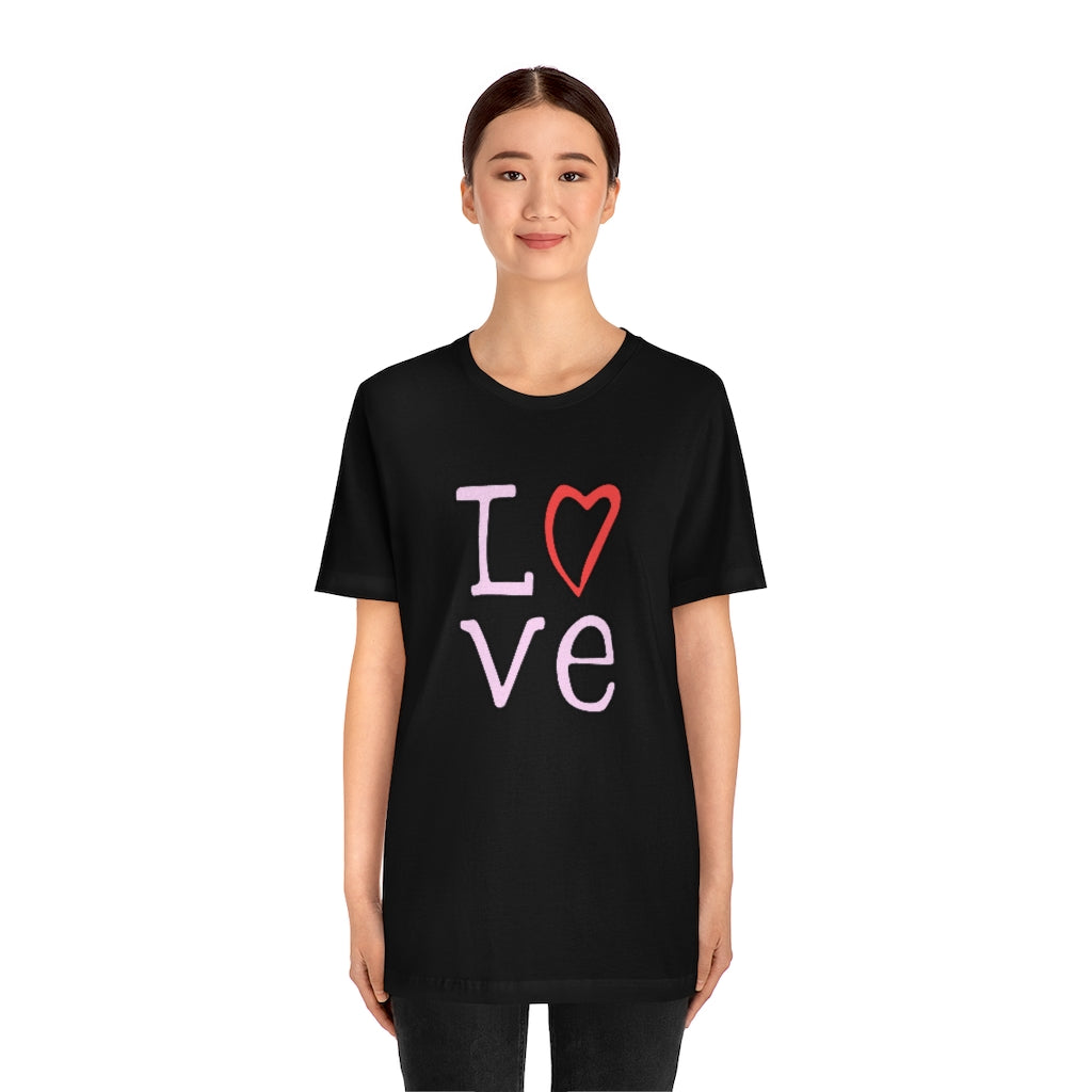 LOVE T-shirt (Pink and Red)