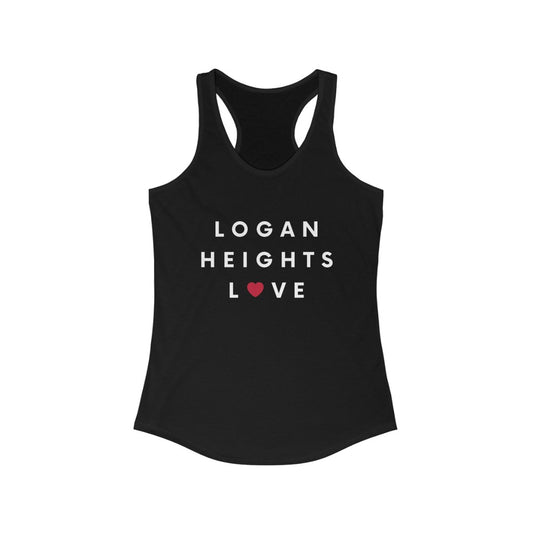Logan Heights Love Women's Racerback Tank Top, SD Sleeveless Shirt