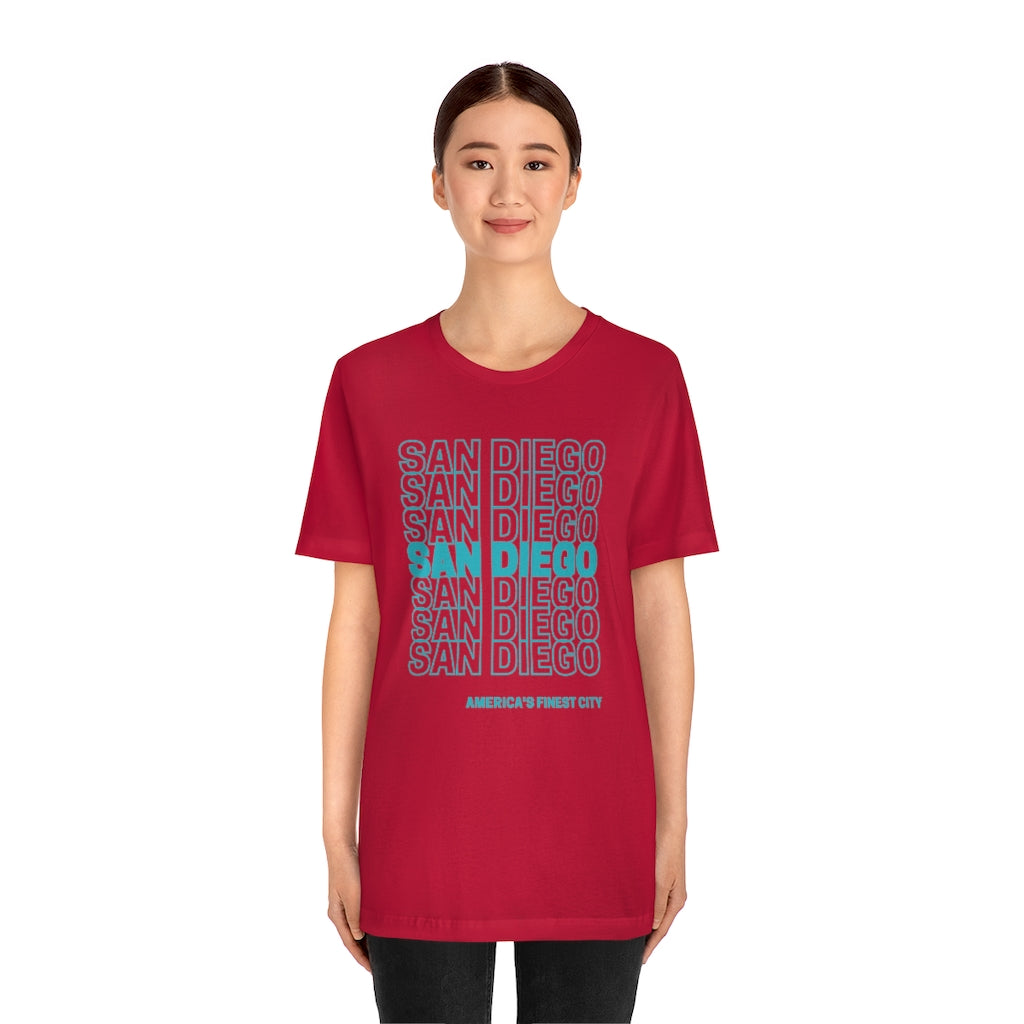 San Diego "Thank You" T-Shirt (Teal)