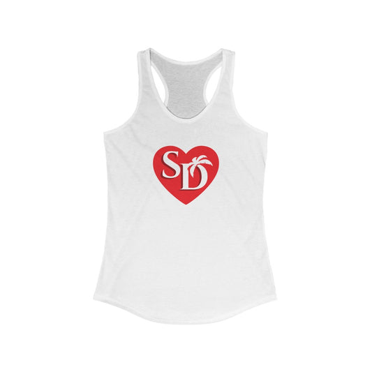 I Heart SD Women's Racerback Tank Top