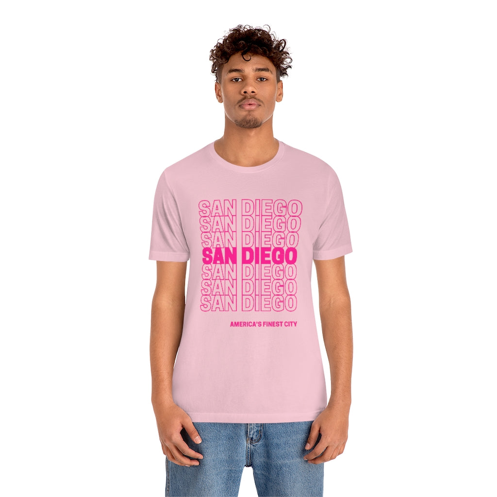 San Diego "Thank You" T-Shirt (Pink)