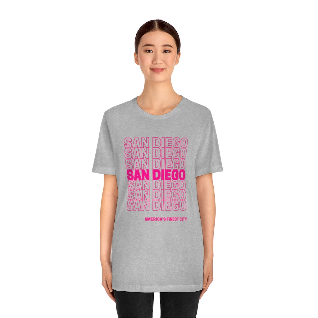 San Diego "Thank You" T-Shirt (Pink)