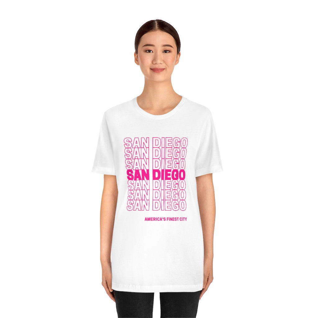 San Diego "Thank You" T-Shirt (Pink)