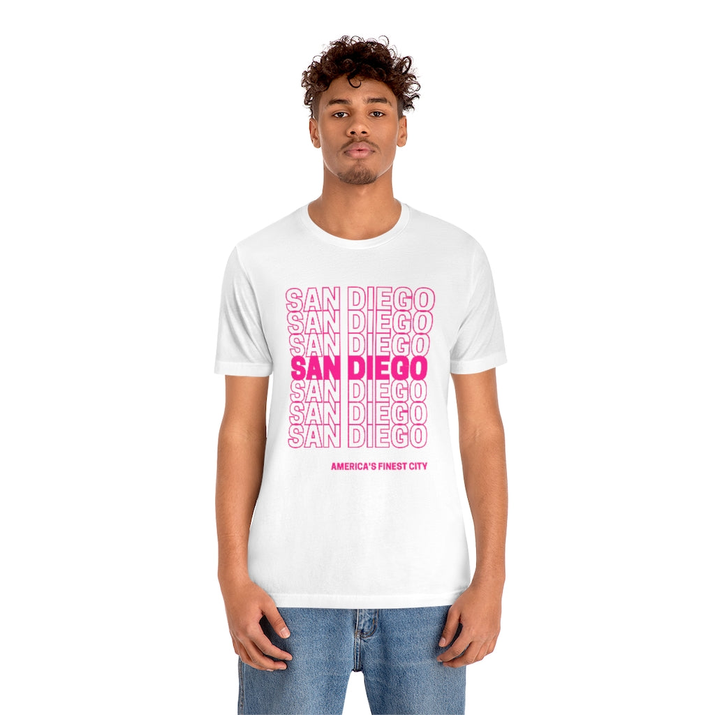 San Diego "Thank You" T-Shirt (Pink)