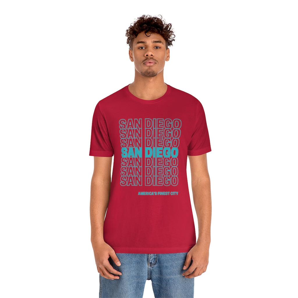 San Diego "Thank You" T-Shirt (Teal)