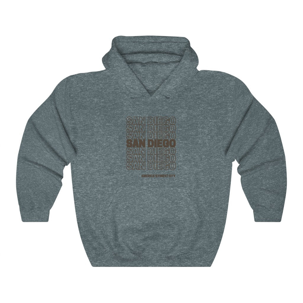"San Diego "Thank You" Hoodie (Brown and Gold)