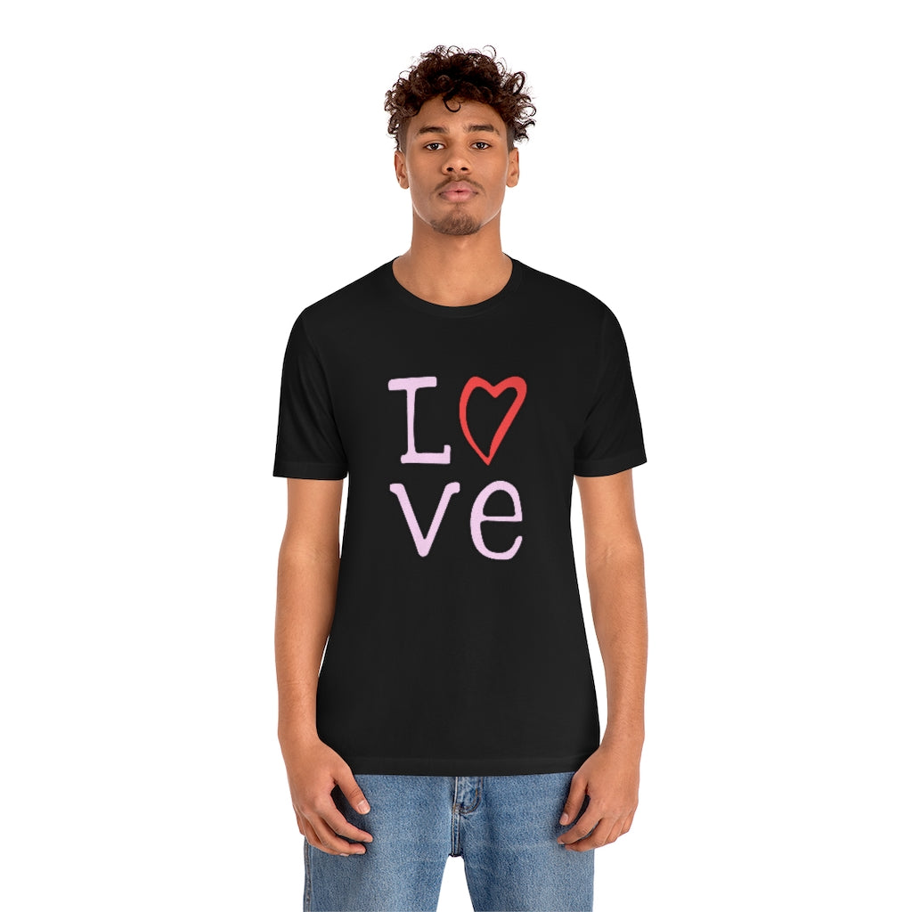 LOVE T-shirt (Pink and Red)