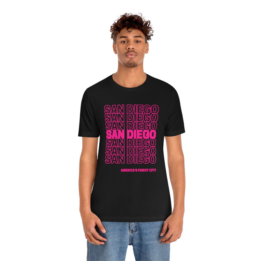 San Diego "Thank You" T-Shirt (Pink)