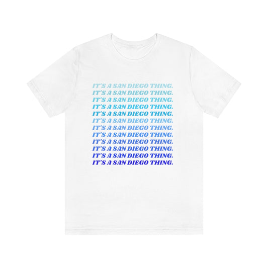 It's a San Diego Thing Tee | Blue SD T-Shirt