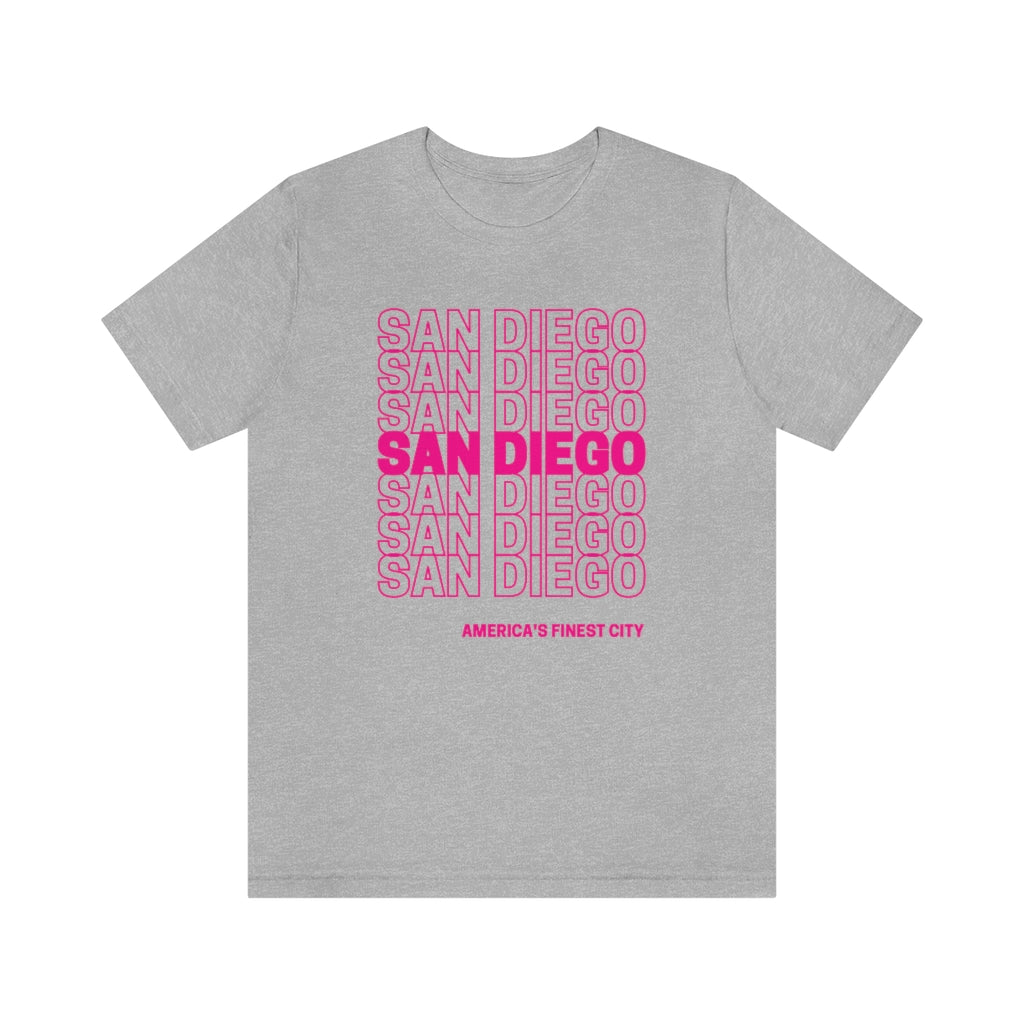 San Diego "Thank You" T-Shirt (Pink)