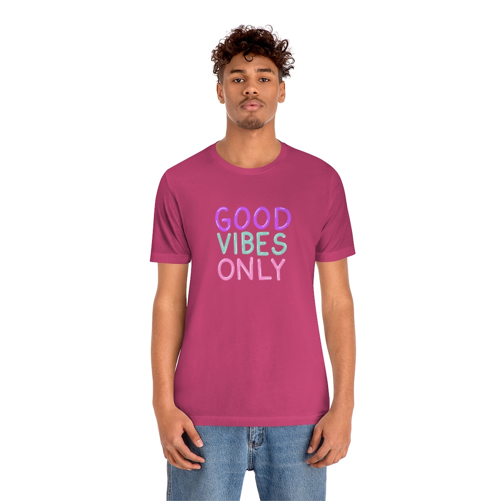 Good Vibes Only Tee | Neon Sign T-shirt