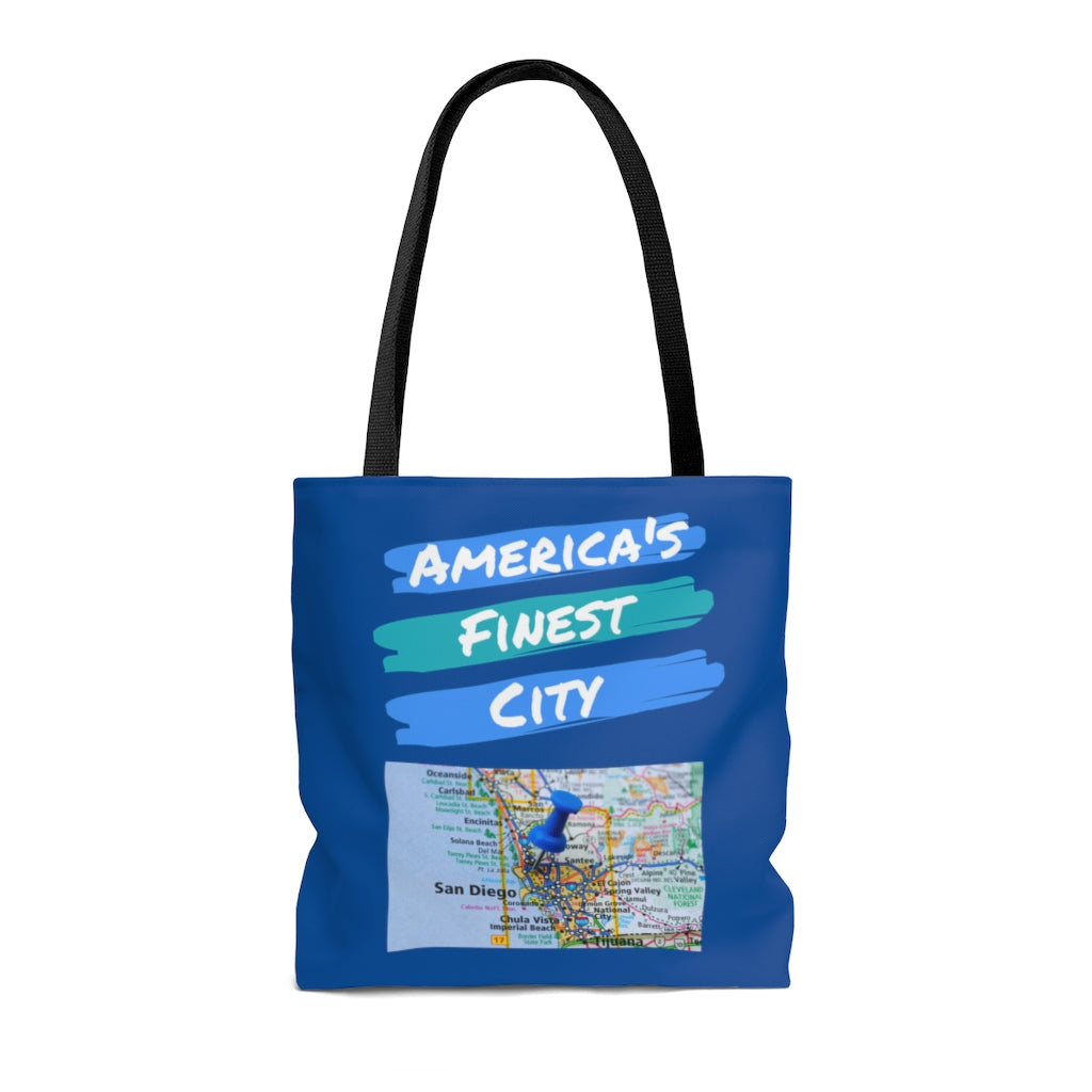 America's Finest City Blue Tote Bag