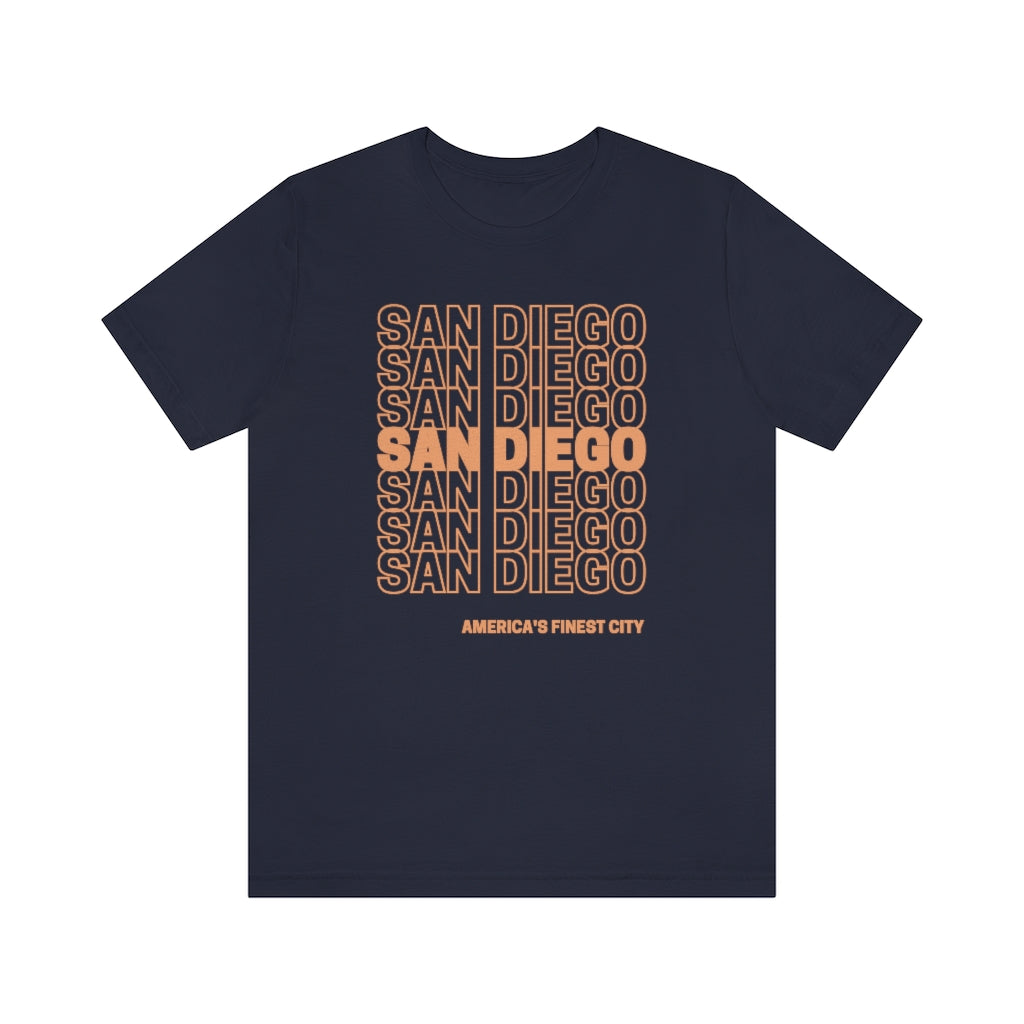 San Diego "Thank You" T-shirt | (Orange)