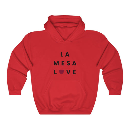 La Mesa Love Hoodie, San Diego County Hooded Sweatshirt (Unisex) (Multiple Colors Avail)