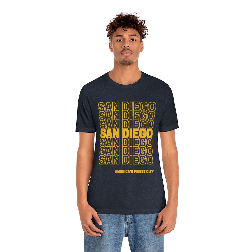 San Diego Brown and Gold T-shirt