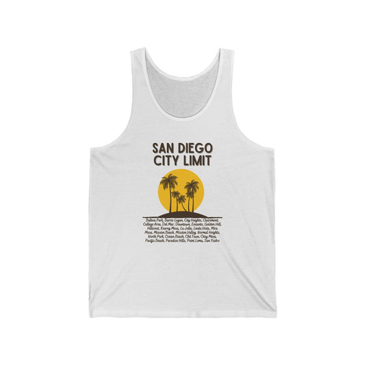 San Diego City Limit Tank | SD Areas (Brown)