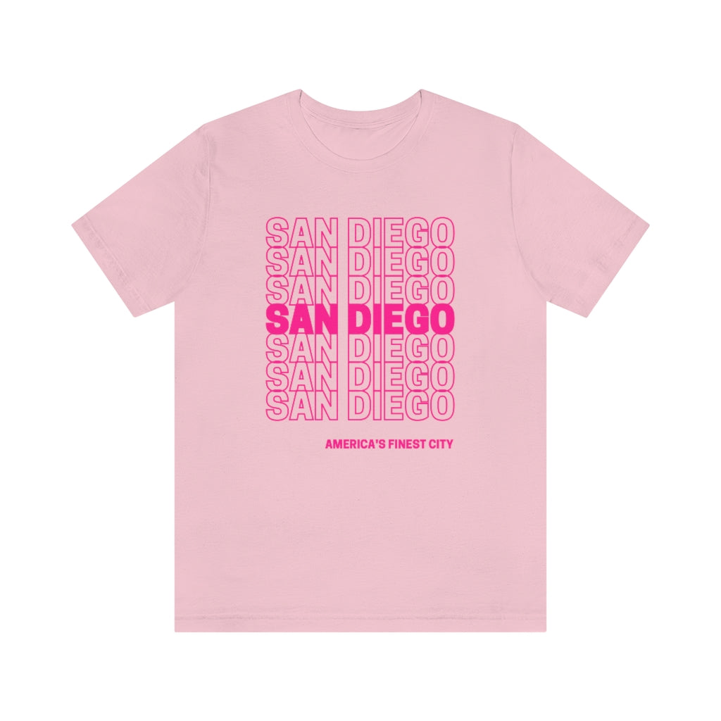 San Diego "Thank You" T-Shirt (Pink)
