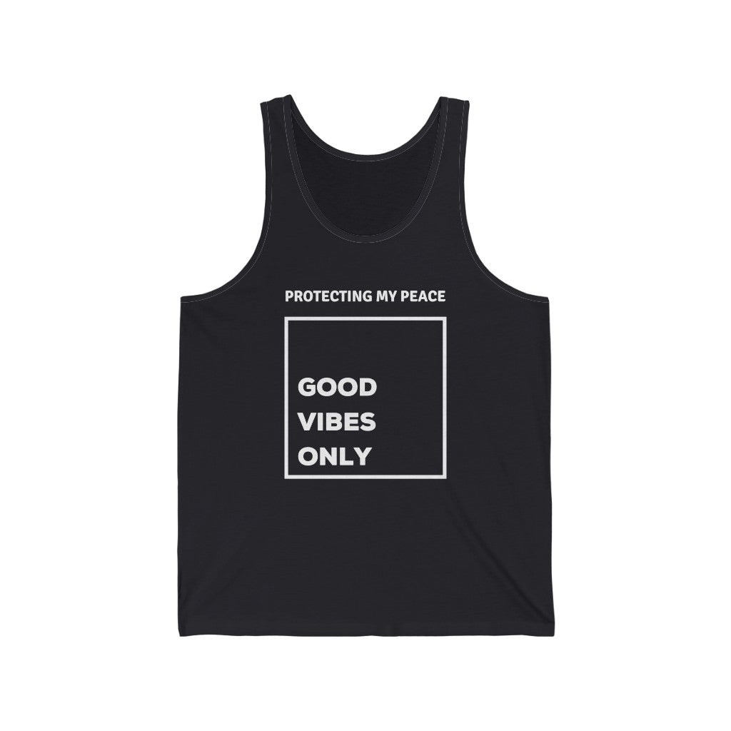 Protecting My Peace Tank- Good Vibes Only Top