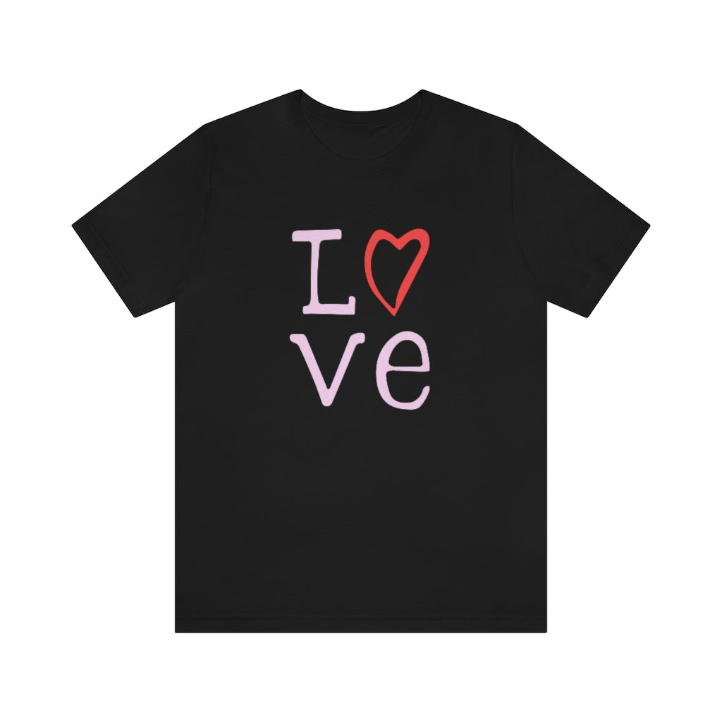 LOVE T-shirt (Pink and Red)