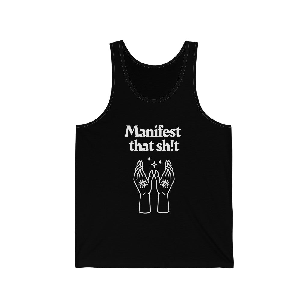 Manifest That Sh!t Tank-Top (White)