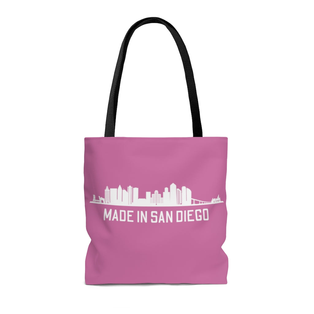 Made in San Diego Pink Tote Bag