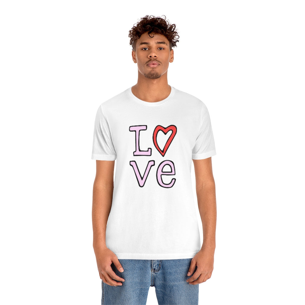 LOVE T-shirt (Pink and Red)