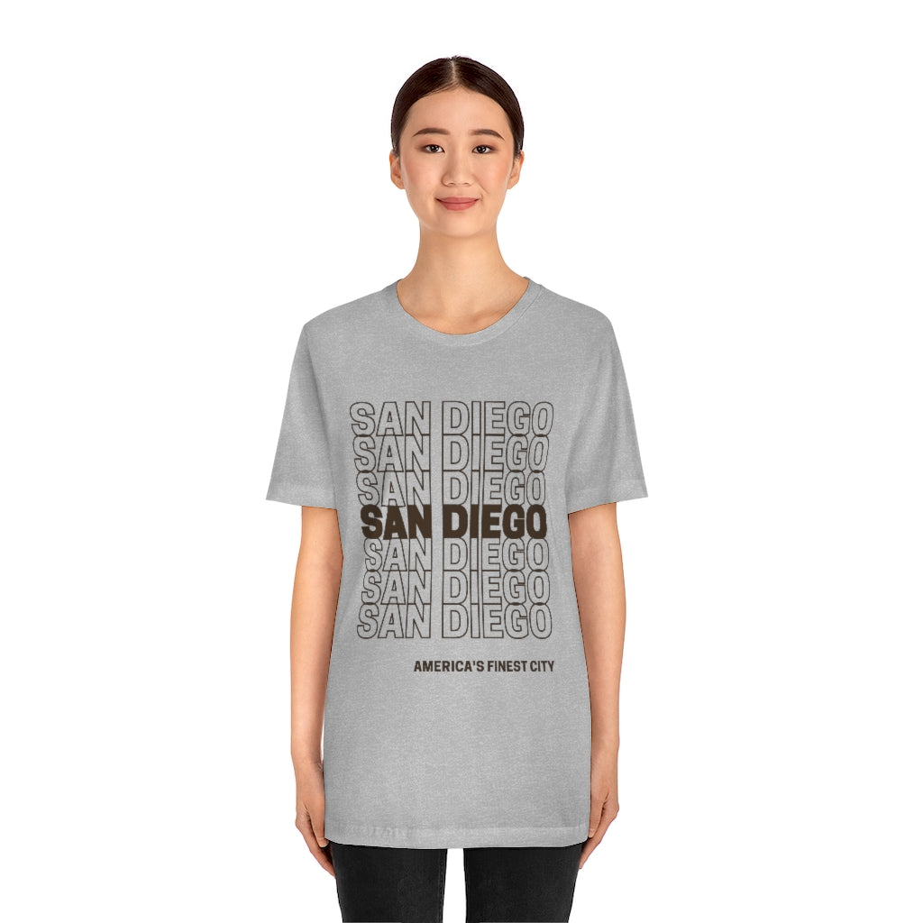 San Diego Brown and Gold T-shirt