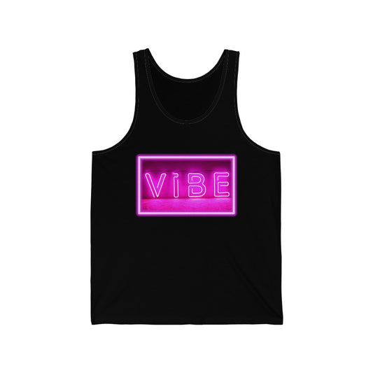 Vibes Tank | Neon Pink Sign Top