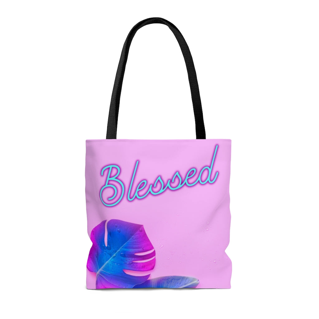 Blessed Neon Tote Bag