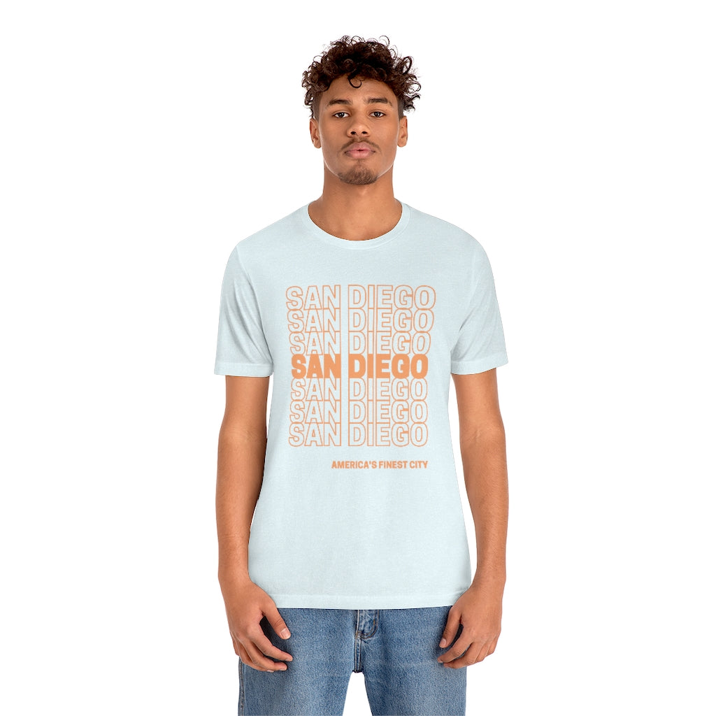 San Diego "Thank You" T-shirt | (Orange)