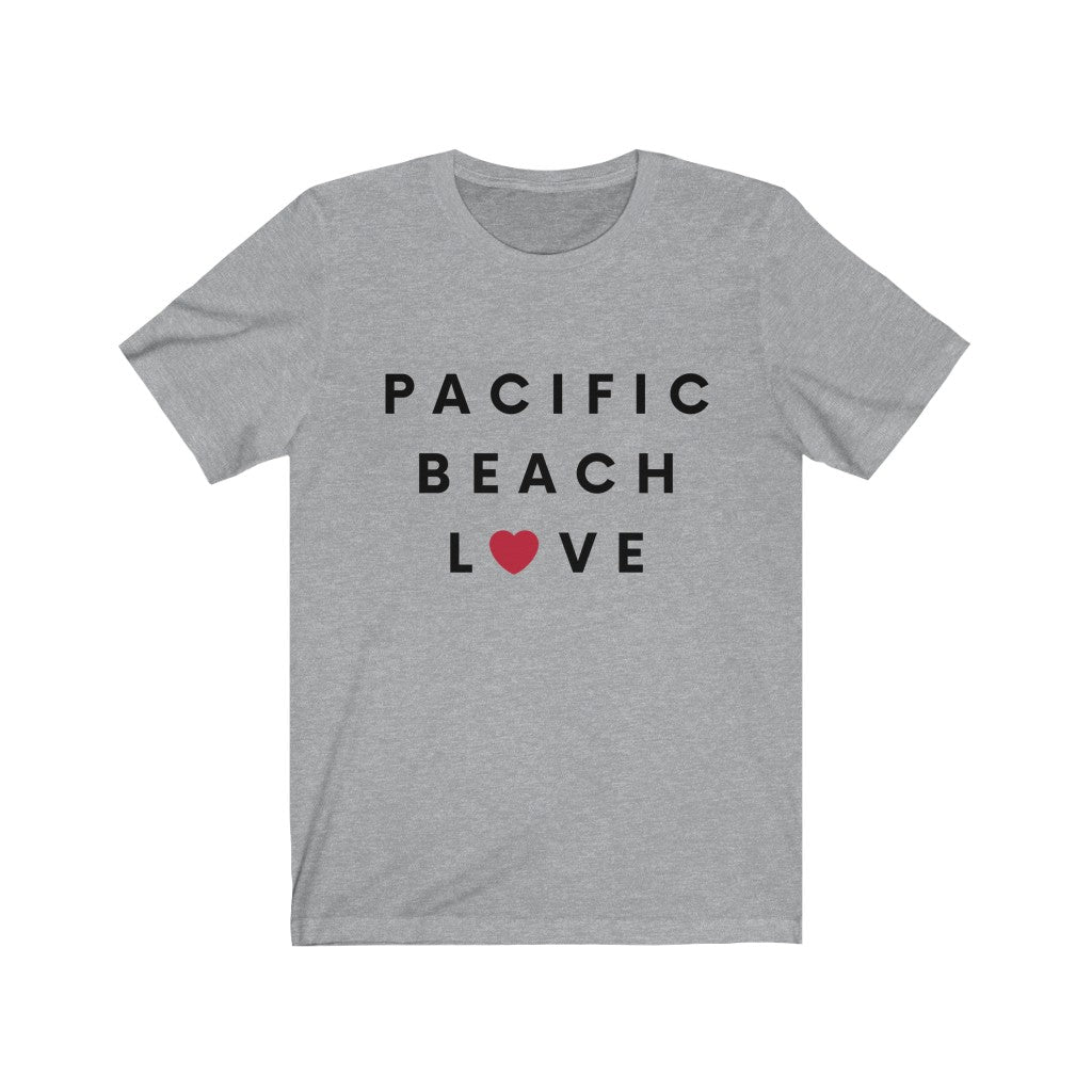 Pacific Beach Love Tee, San Diego Neighborhood T-Shirt (Unisex) (Multiple Colors Avail)