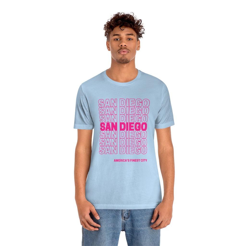 San Diego "Thank You" T-Shirt (Pink)