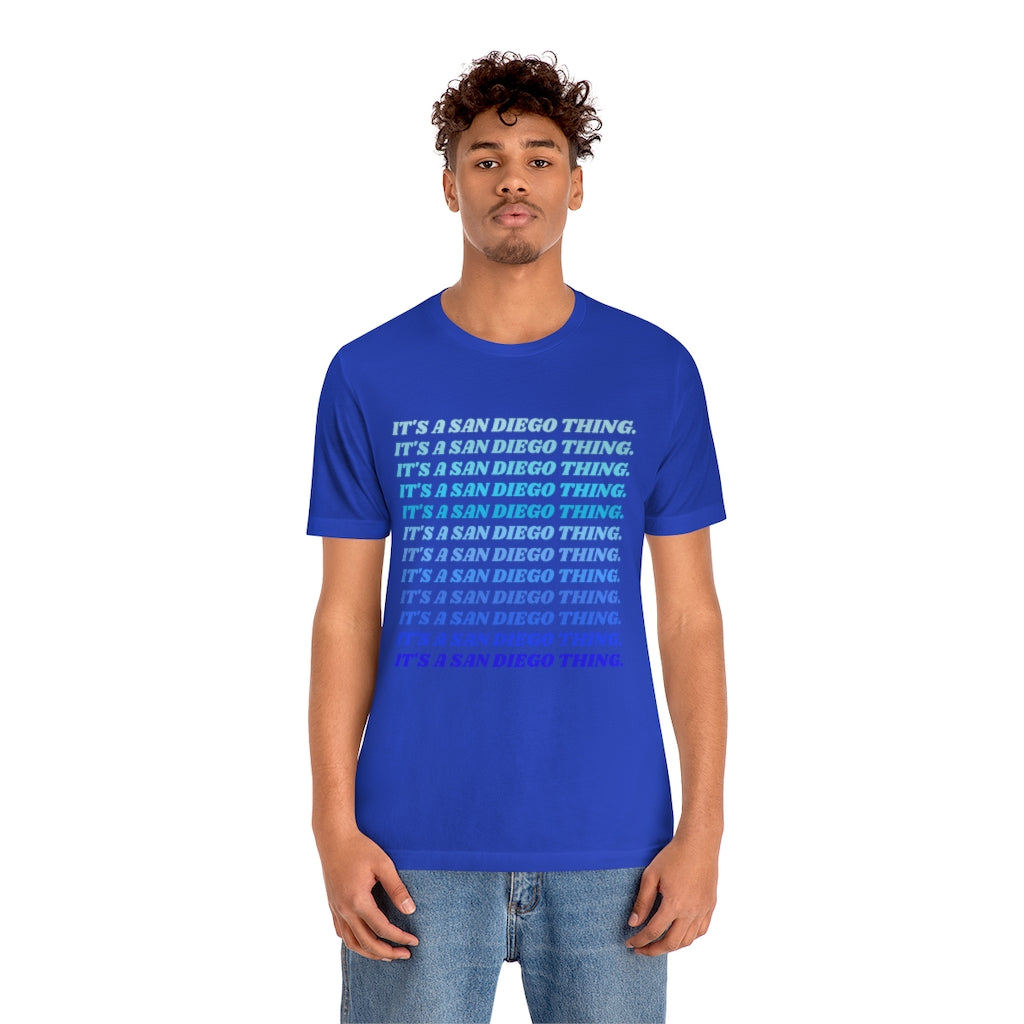 It's a San Diego Thing Tee | Blue SD T-Shirt