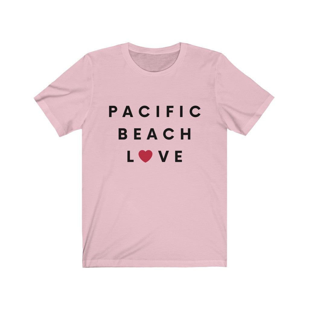 Pacific Beach Love Tee, San Diego Neighborhood T-Shirt (Unisex) (Multiple Colors Avail)