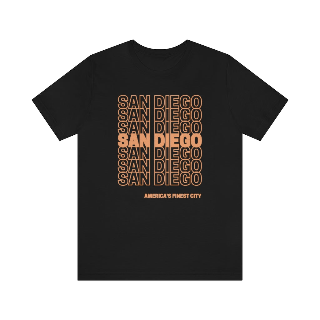 San Diego "Thank You" T-shirt | (Orange)