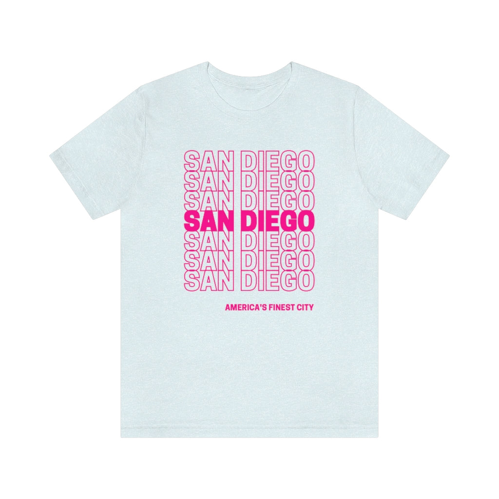 San Diego "Thank You" T-Shirt (Pink)