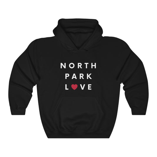 North Park Love Hoodie, SD Hooded Sweatshirt
