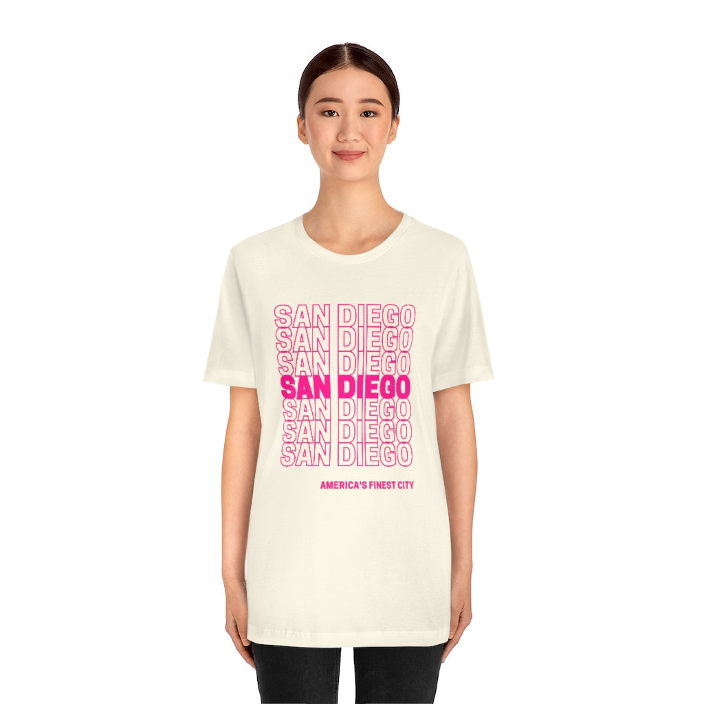 San Diego "Thank You" T-Shirt (Pink)