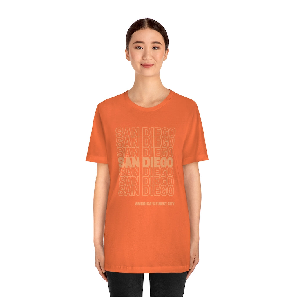 San Diego "Thank You" T-shirt | (Orange)