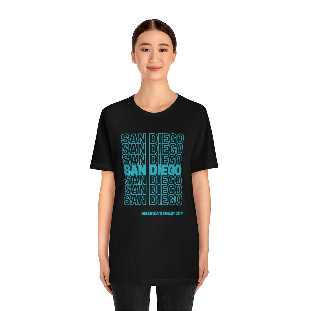 San Diego "Thank You" T-Shirt (Teal)