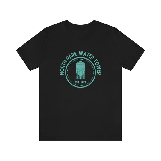 North Park Water Tower Est.Tee, NP T-Shirt (Unisex) (Green)