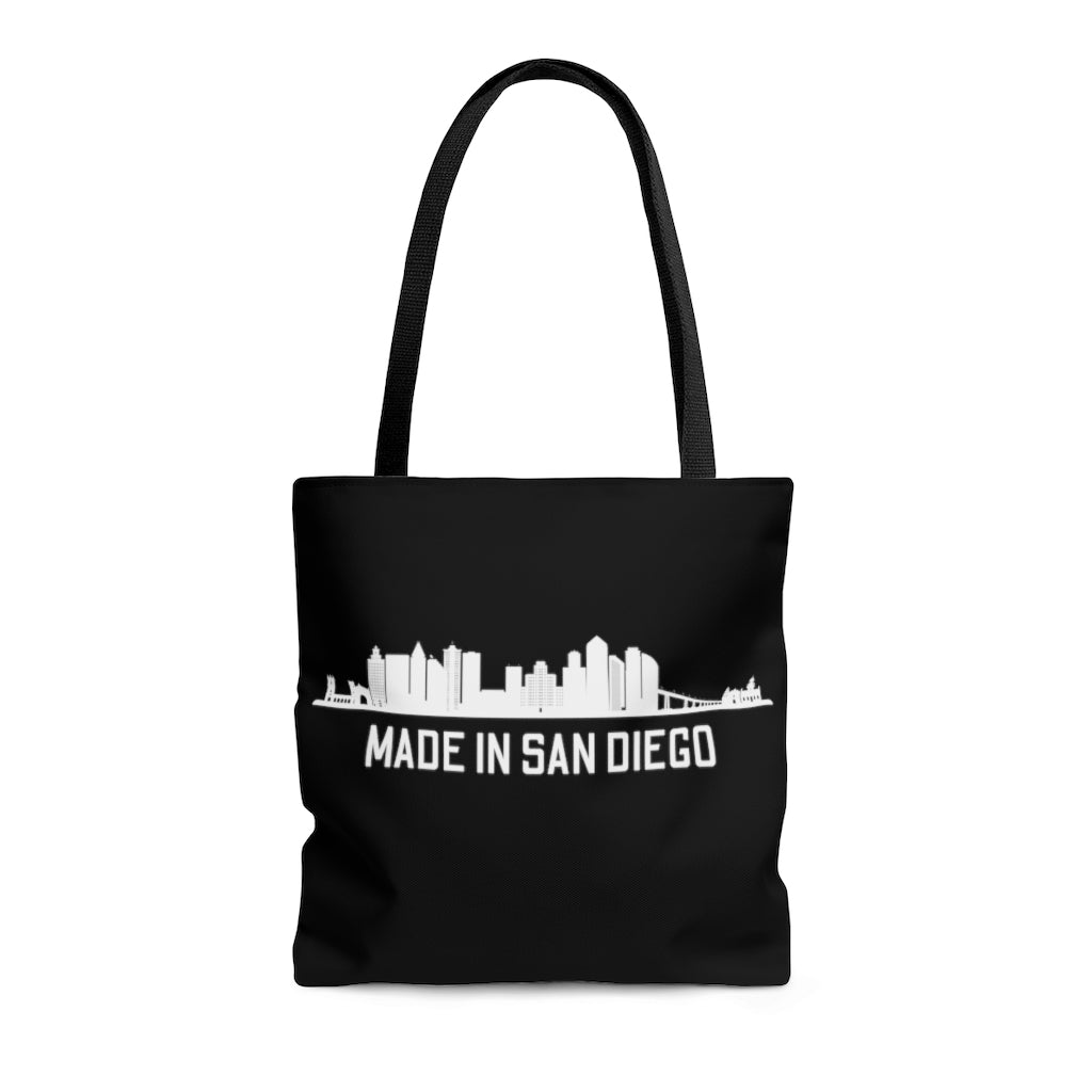 Made in San Diego Black Tote Bag