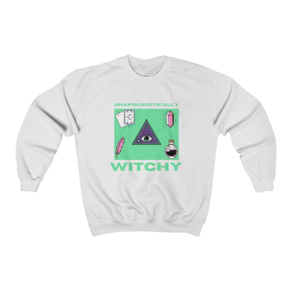Unapologetically Witchy Sweatshirt (Green)