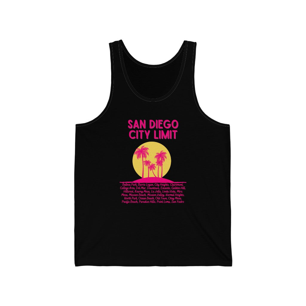 San Diego City Limit Tank | SD Areas (Pink)