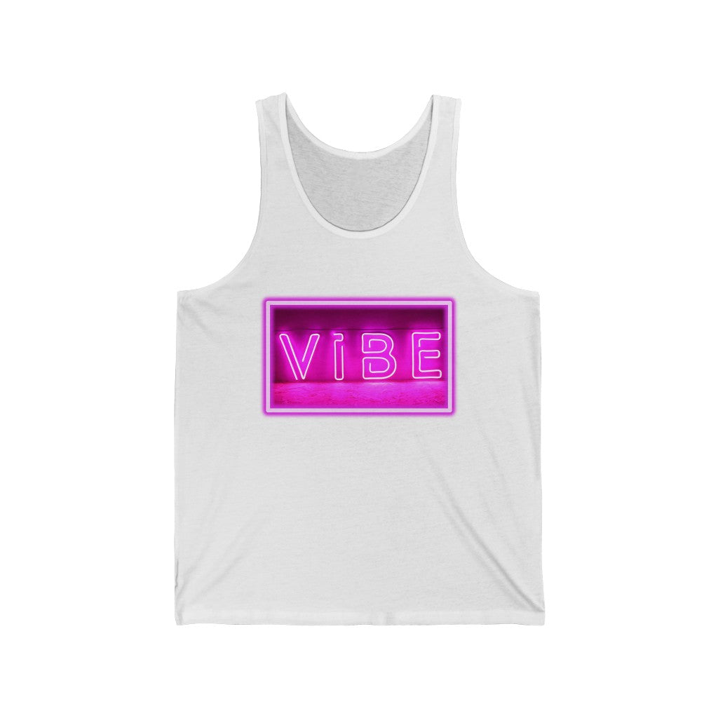 Vibes Tank | Neon Pink Sign Top