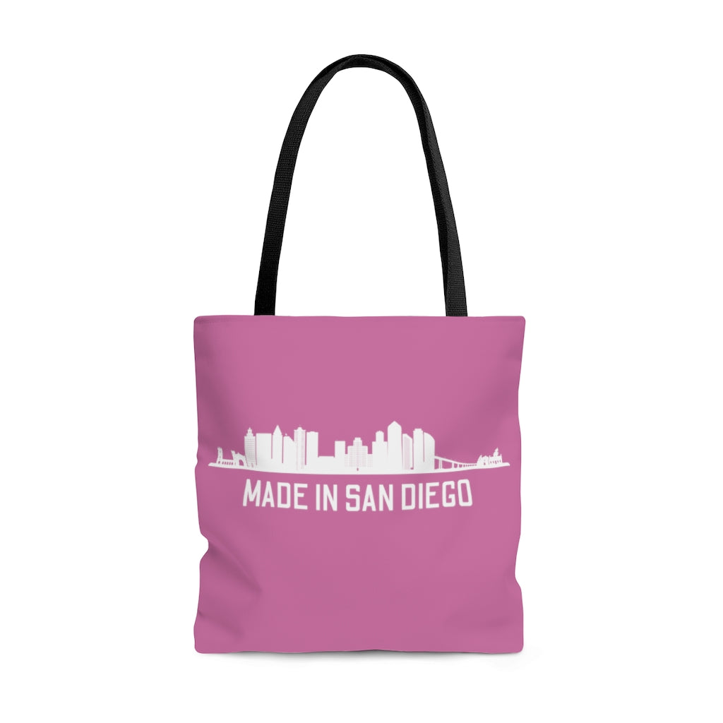 Made in San Diego Pink Tote Bag
