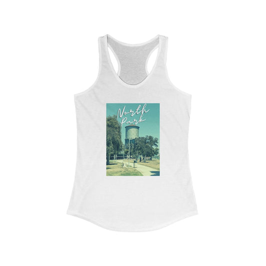 Classic North Park Water Tower Tank-Top, Women's Racerback Sleeveless Shirt