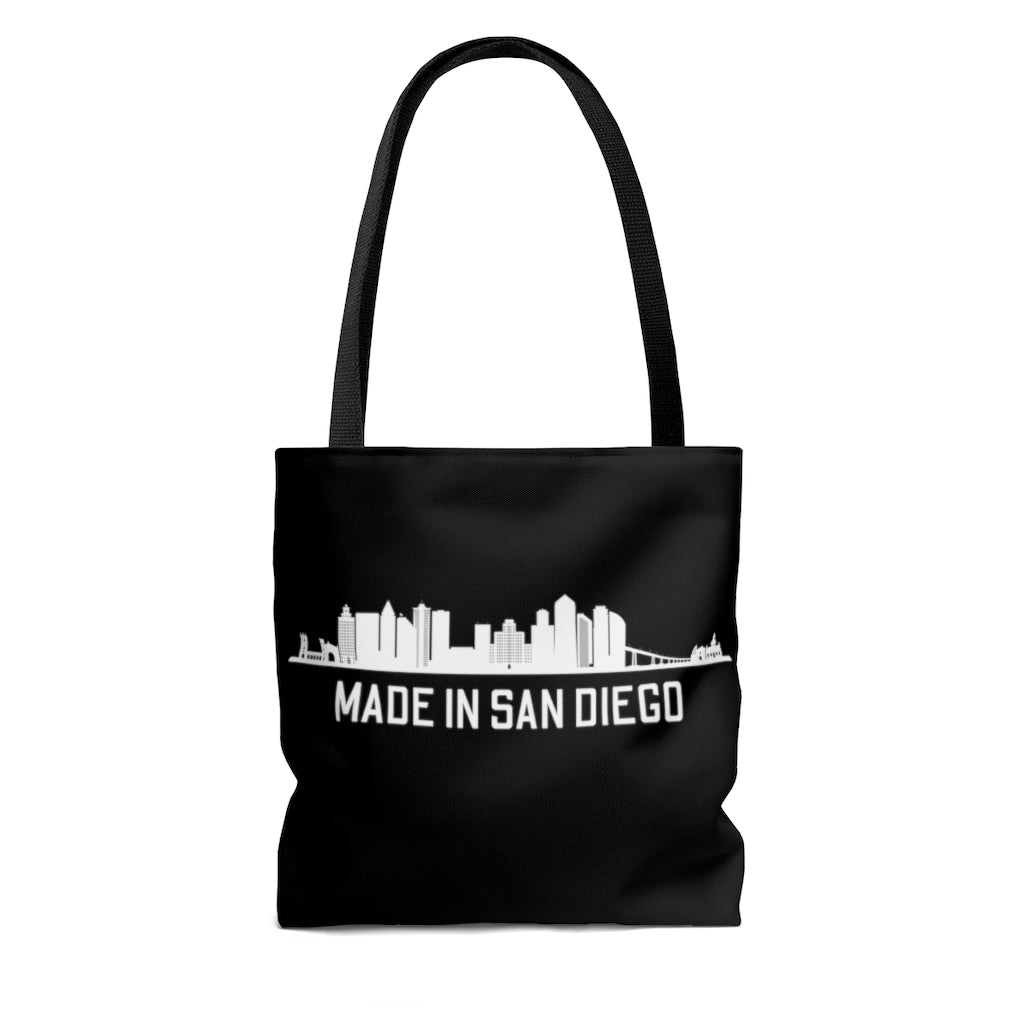 Made in San Diego Black Tote Bag